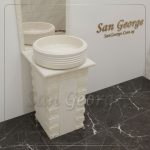 Marble Basin Beige Hand Made من San George Design