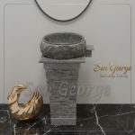 Marble Basin Hand Made من San George Design