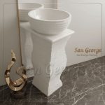 Marble Basin Beige Hand Made من San George Design