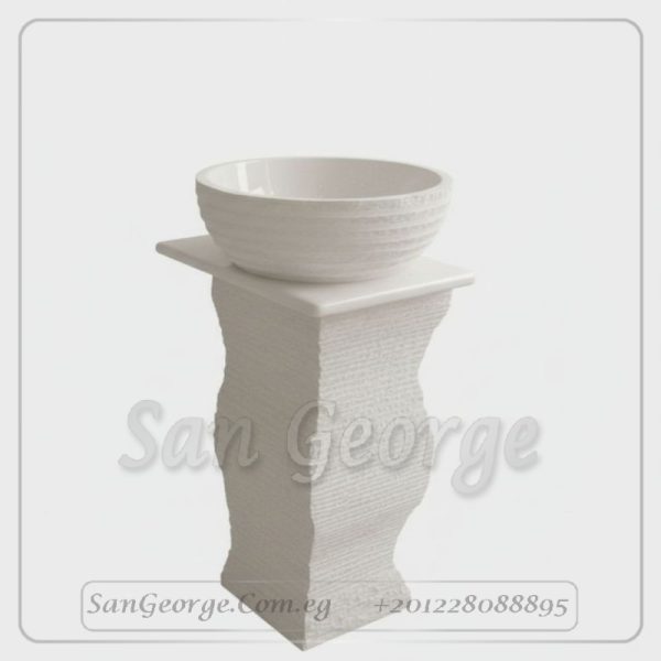 Marble Basin Beige Hand Made من San George Design