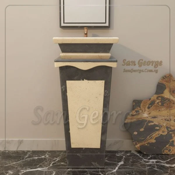 Marble Basin Beige Hand Made من San George Design