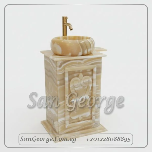 Marble Basin Alabaster Hand Made من San George Design