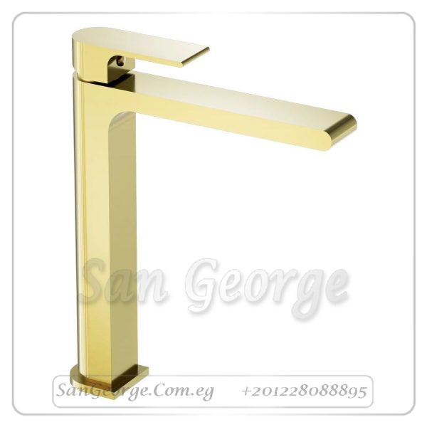 Mix-17 Polished Gold Vessel Faucet