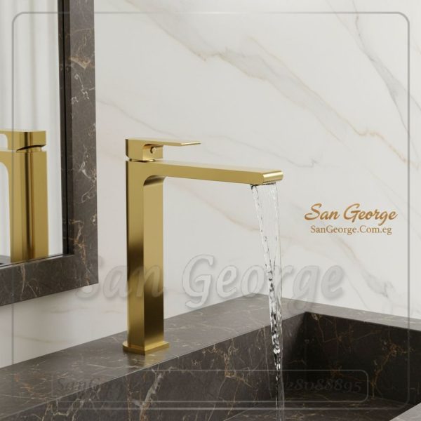 Mix-17 Polished Gold Vessel Faucet