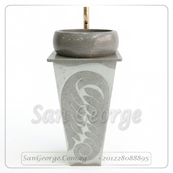 Marble Basin Beige Hand Made من San George Design