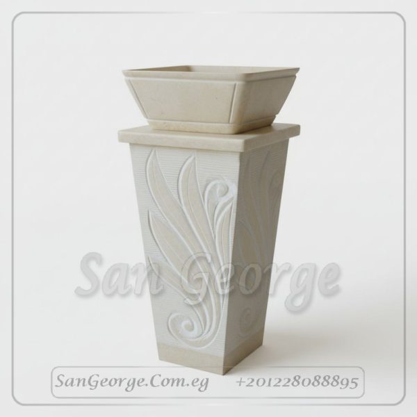 Marble Basin Beige Hand Made من San George Design