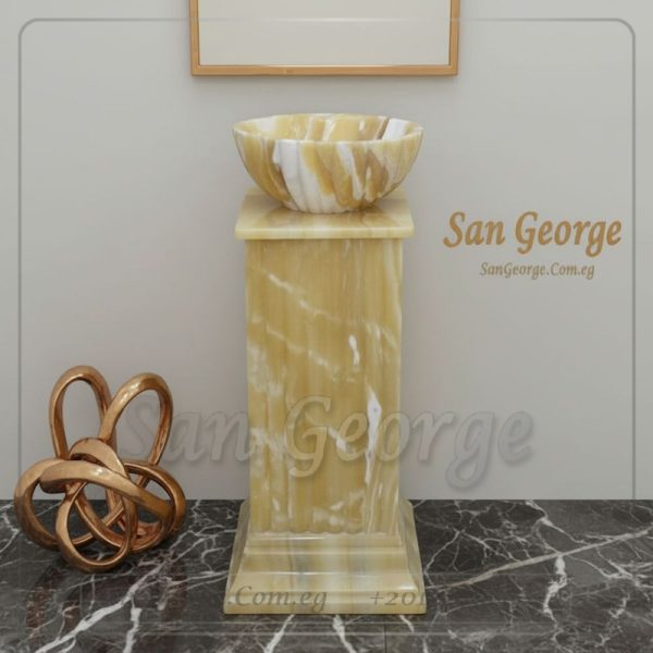 مغسله من ال رخام الابستر Hand Made من San George Design