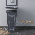 حوض حمام من الرخام رمادي and Made من San George Design