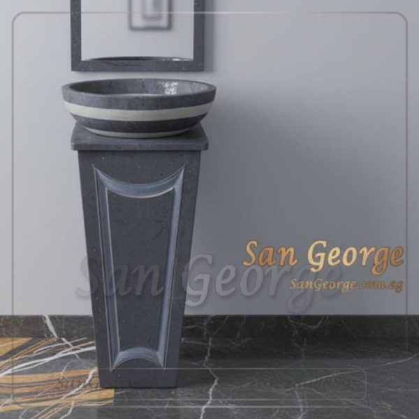 حوض حمام من الرخام رمادي and Made من San George Design