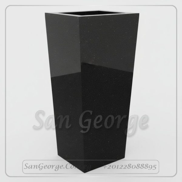 حوض حمام من الرخام اسود Hand Made من San George Design