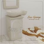 وحده حوض رخام طبيعي مزخرف Hand Made من San George Design