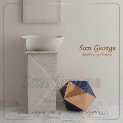 مغسله من الرخام مزخرف Hand Made من San George Design