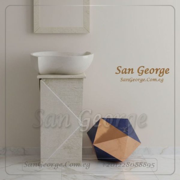 مغسله من الرخام مزخرف Hand Made من San George Design