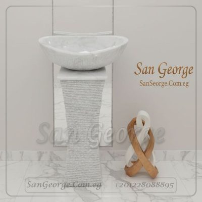 مغسله من ال رخام مزخرف Hand Made من San George Design