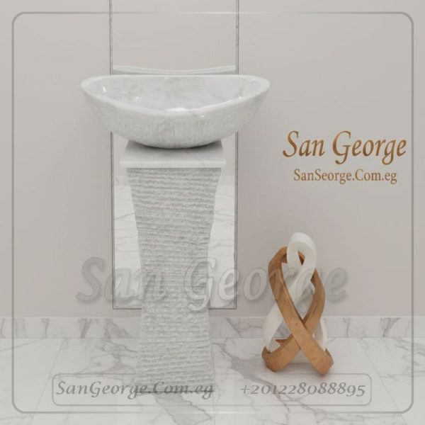 مغسله من ال رخام مزخرف Hand Made من San George Design
