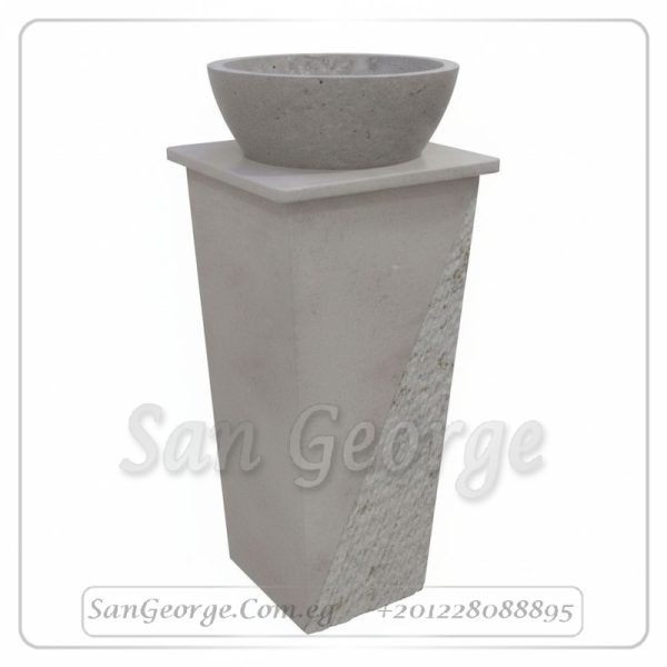 حوض حمام من الرخام مزخرف Hand Made من San George Design