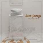 حوض رخام طبيعي ابيض Hand Made من San George Design