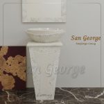 حوض رخام طبيعي مزخرف Hand Made من San George Design