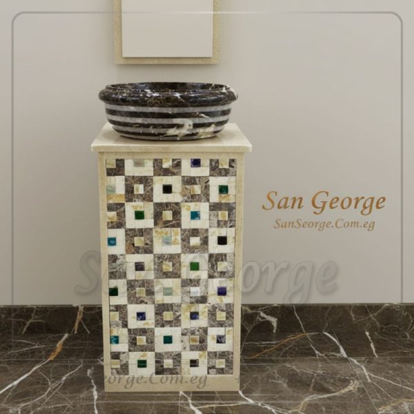 وحده حوض رخام طبيعي Hand Made من San George Design