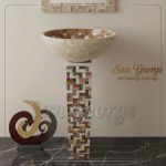 Marble Basin Beige Hand Made من San George Design