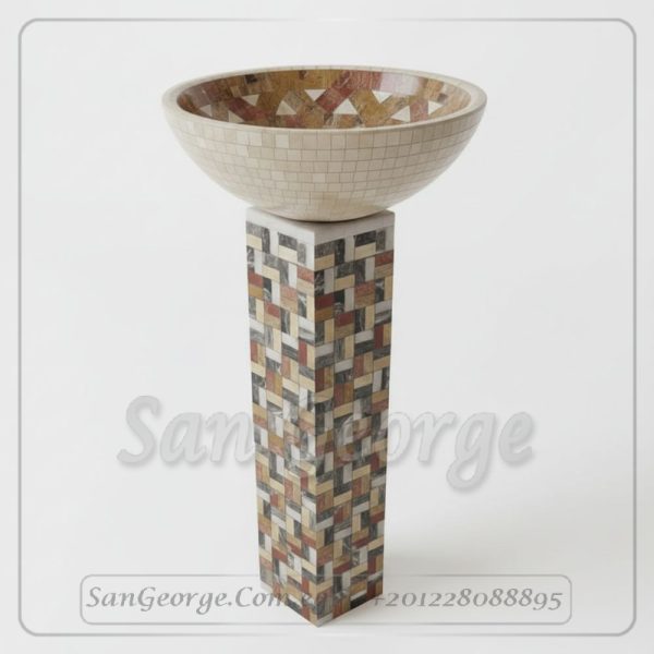 Marble Basin Beige Hand Made من San George Design