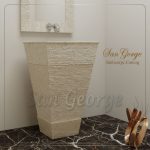 Marble Basin Beige Hand Made من San George Design