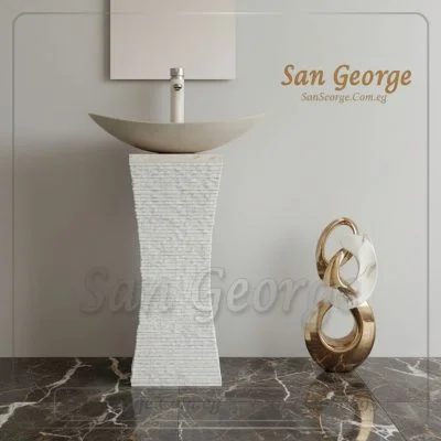 Marble Basin Beige Hand Made من San George Design