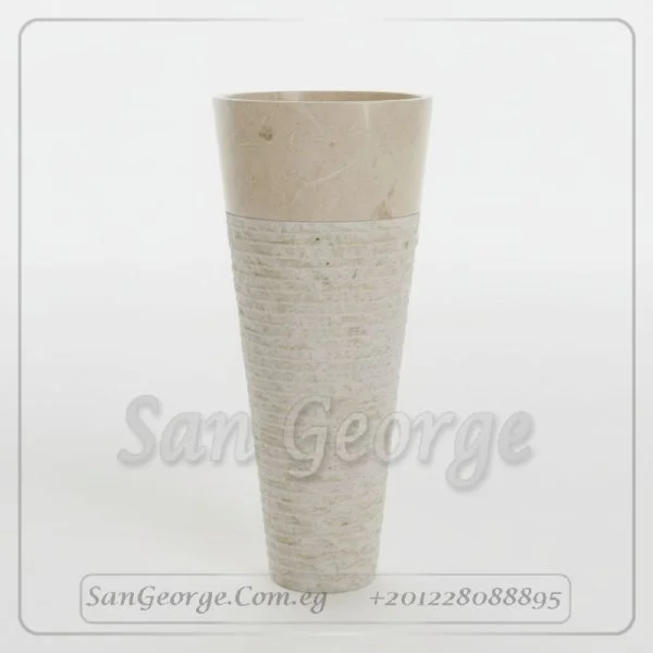 Marble Basin Beige Hand Made من San George Design