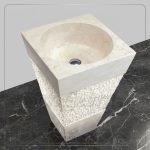 Marble Basin Beige Hand Made من San George Design