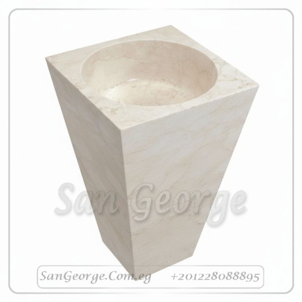 Marble Basin Beige Hand Made من San George Design