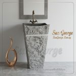 Marble Basin Beige Hand Made من San George Design