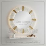 مرايا رخام طبيعي باضائه ليد مميزه Marb-7002 من سان جورج ديزاين San George Design