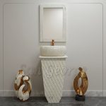 Marble Basin Beige Hand Made من San George Design