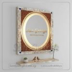 مرايا رخام طبيعي باضائه ليد مميزه Marb-7451 من سان جورج ديزاين San George Design