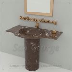 مغسلة فاخرة Cesilia مربعة Mr-Sh-5 مقاس 50 سم San George Design
