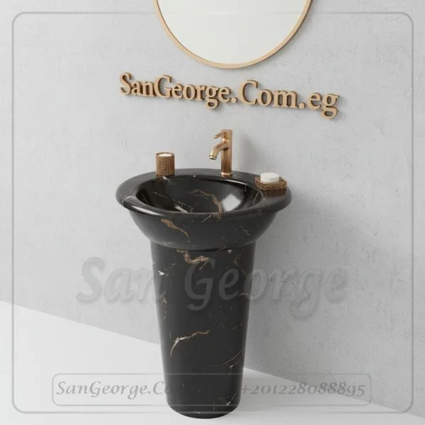 حوض رخام صناعي Marina مربع Mr-Sh-6 مقاس 55 سم San George Design