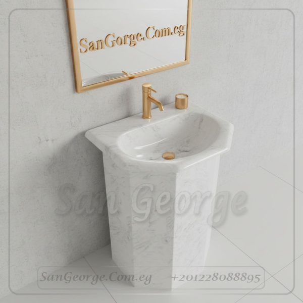 حوض رخام صناعي Doloris أرضي كونو Mr-Sh-21 مقاس 50 سم San George Design
