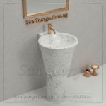 حوض رخام صناعي Georgio مميز Mr-Sh-33 مقاس 50×50 San George Design