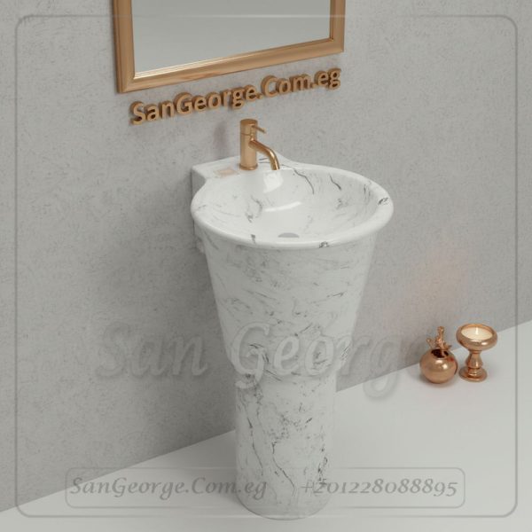 حوض رخام صناعي Georgio مميز Mr-Sh-33 مقاس 50×50 San George Design