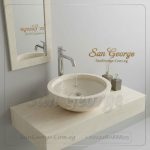 مغسلة رخام طبيعي مستورد X28 تصميم فريد | San George Desin