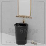 حوض رخام صناعي Perla بيضاوي Mr-Sh-36 مقاس 50×50 San George Design