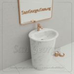 حوض أرضي بيضاوي Square Mr-Sh-39 مقاس 50×50 San George Design