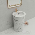 حوض أرضي بيضاوي Romera Mr-Sh-42 مقاس 50×50 San George Design