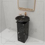 حوض رخام صناعي Doloris مربع Mr-Sh-47 مقاس 50×50 San George Design