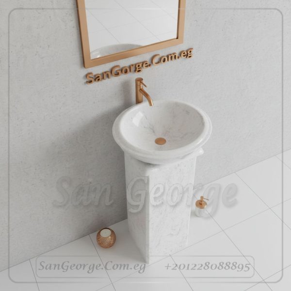 مغسلة فاخرة Marly مربعة Mr-Sh-51 مقاس 50×50 San George Design