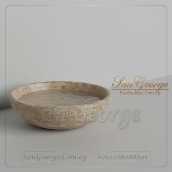 مغسلة رخام طبيعي مستورد X6 تصميم فريد | San George Desin
