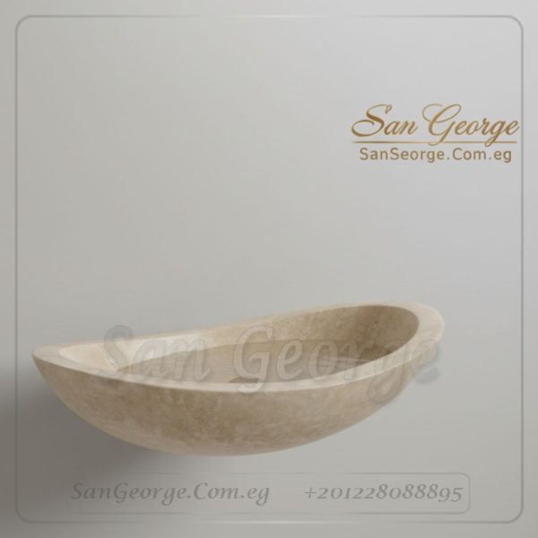 مغسلة رخام طبيعي مستورد X14 تصميم فريد | San George Desin