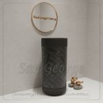 حوض سوفت بيج مدرج ستانلس أسود 40 | San George Design