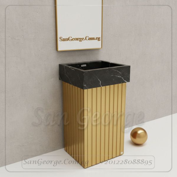 حوض بوكس سبيشيال رخام إسباني مضلع 90×50 | San George Design