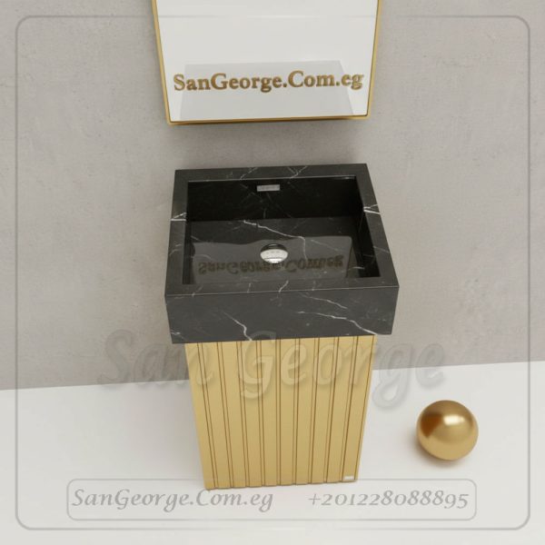 حوض بوكس سبيشيال رخام إسباني مضلع 90×50 | San George Design